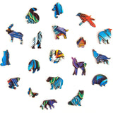 Puzzle en Bois  - Loup Majestueux